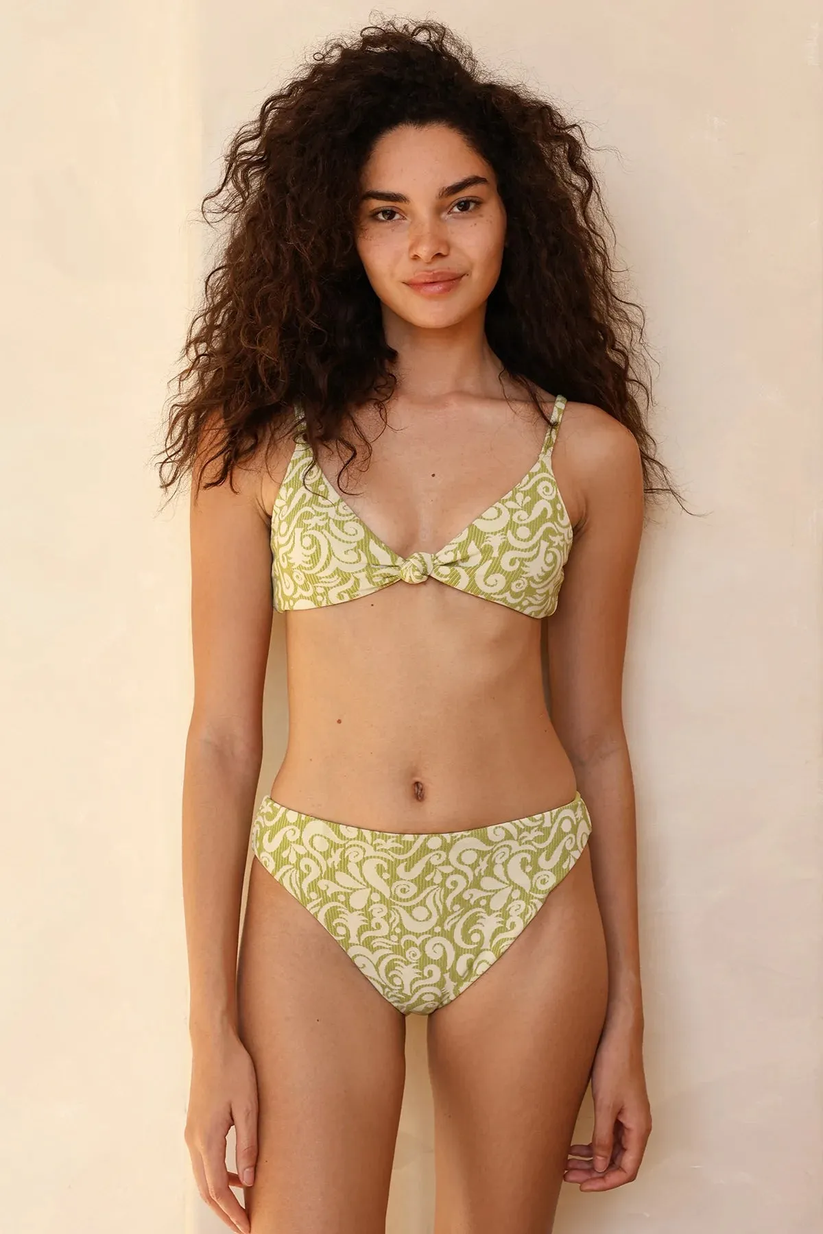 Twin Fin Matcha Triangle Cheeky Set
