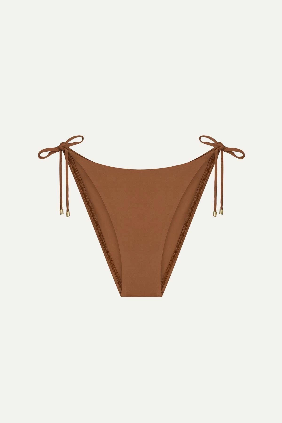 Upcycled Tie Side Cheeky Bottom - Bourbon EcoLux