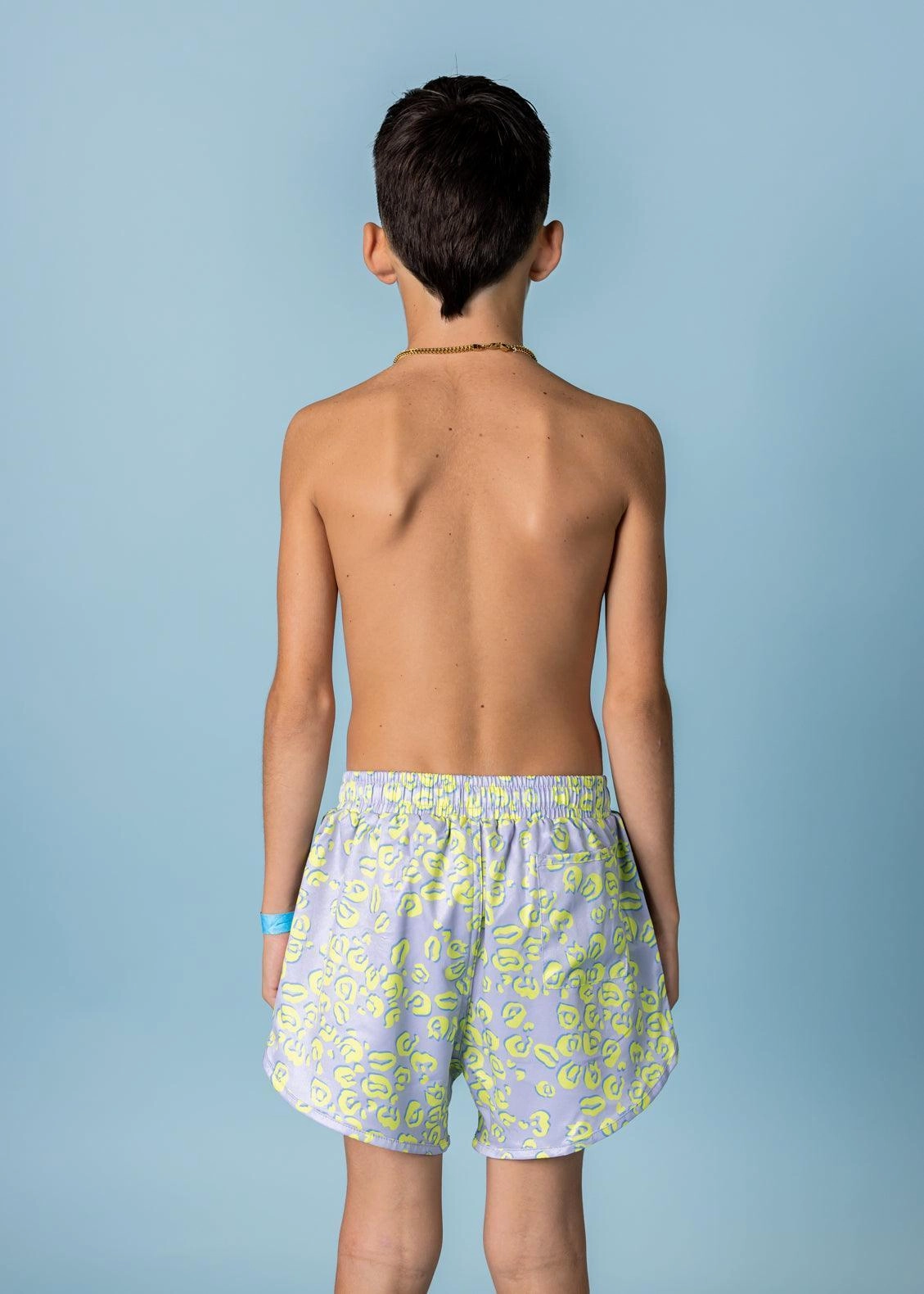 Vivid Cheetah | Youth Retro Shorties