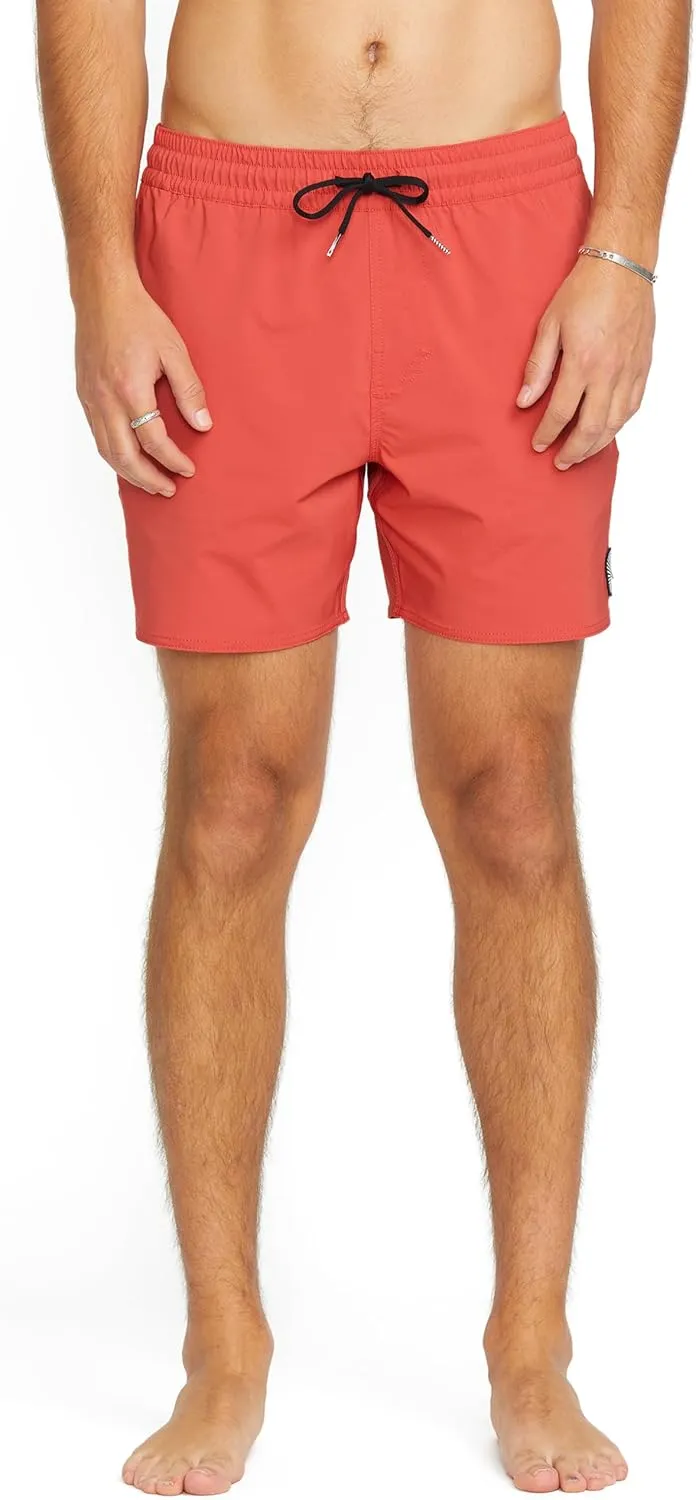 Volcom Men's Lido Solid 16" Swim Surf Trunk