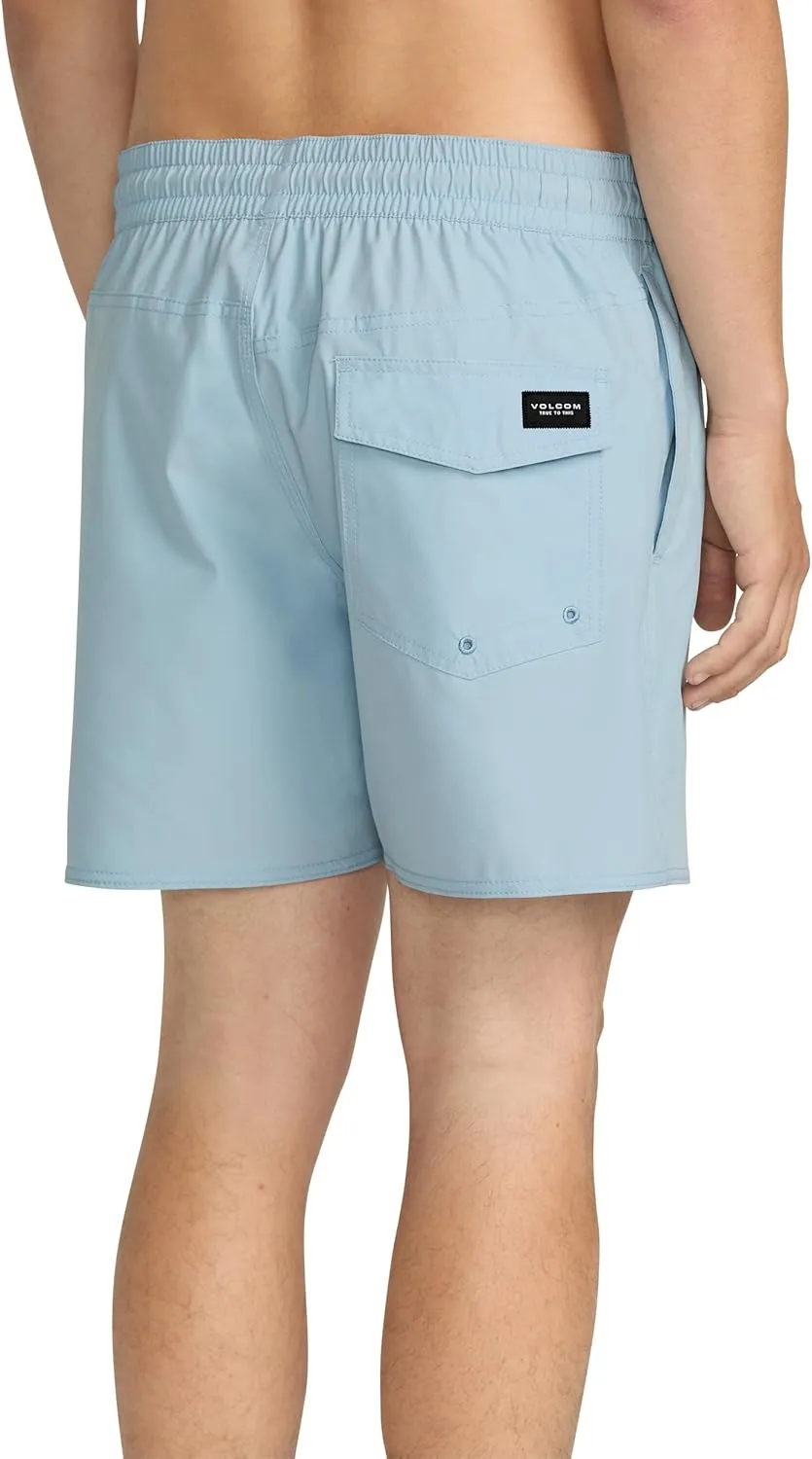 Volcom Men's Lido Solid 16" Swim Surf Trunk