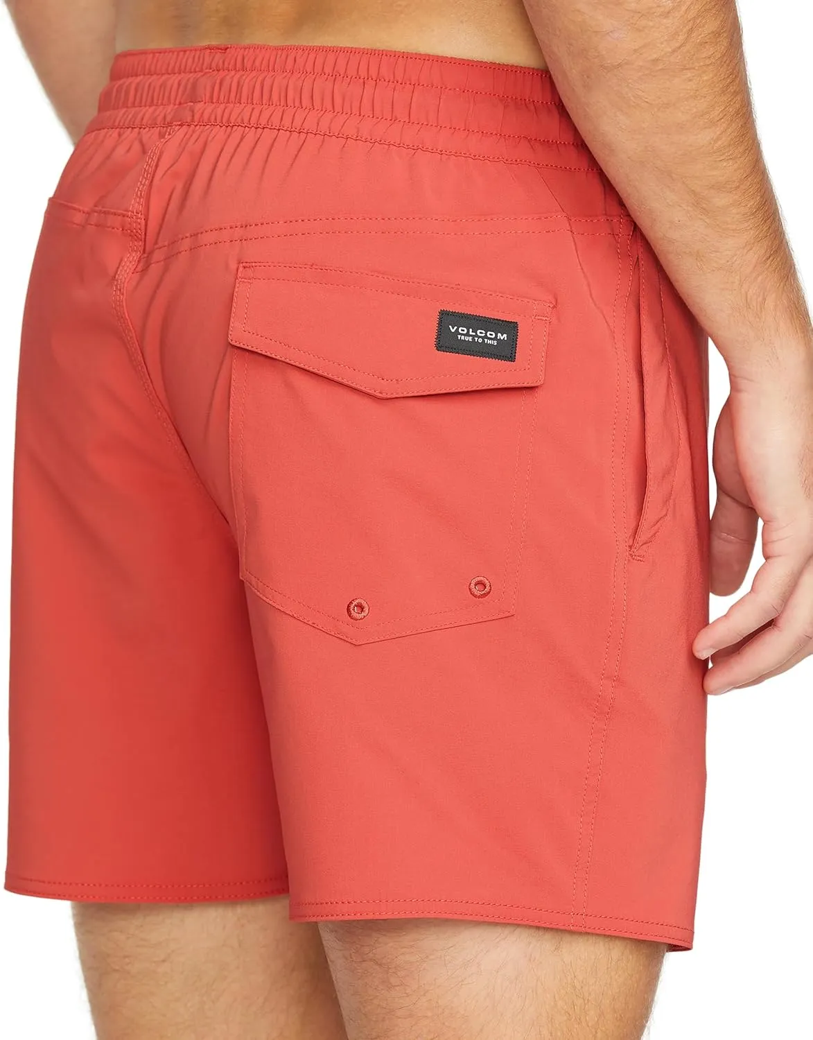 Volcom Men's Lido Solid 16" Swim Surf Trunk