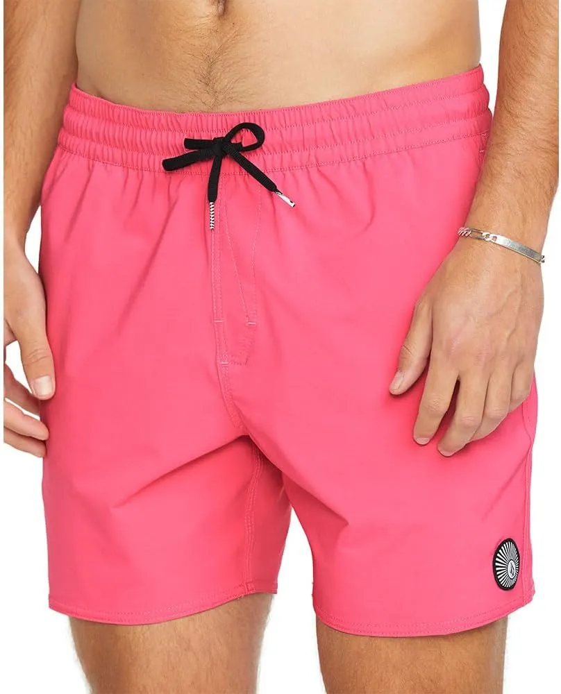Volcom Men's Lido Solid 16" Swim Surf Trunk