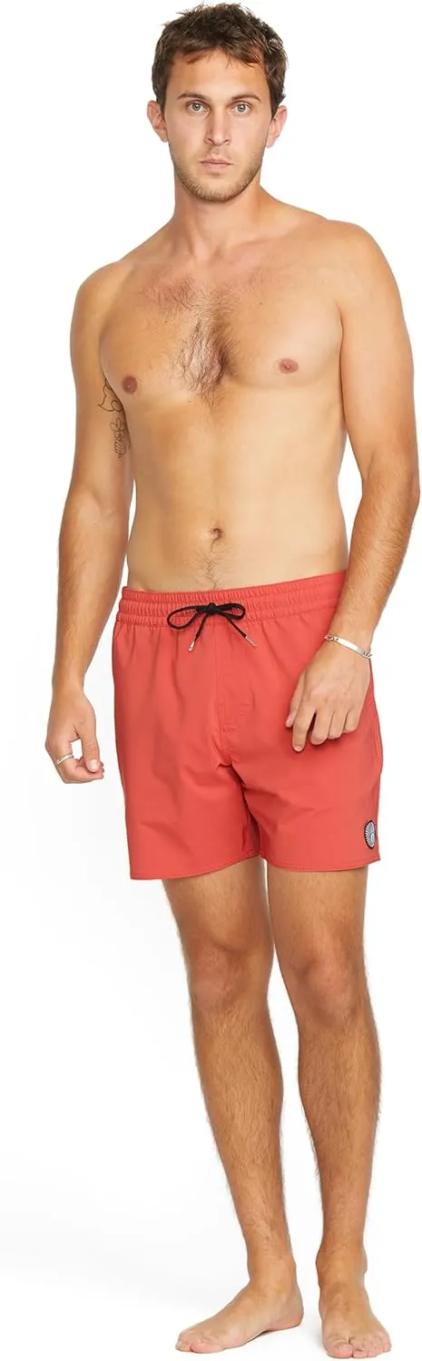 Volcom Men's Lido Solid 16" Swim Surf Trunk
