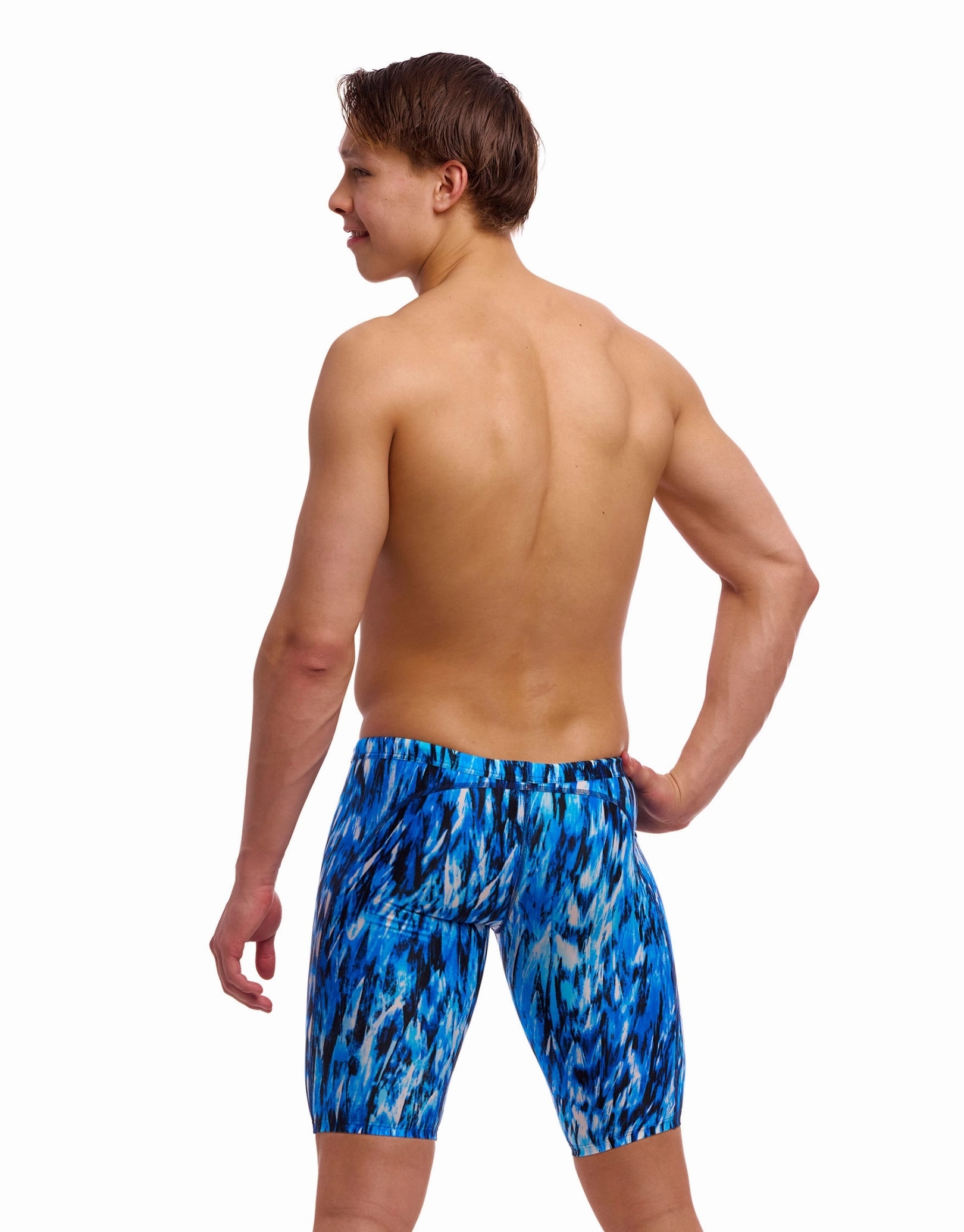 Wing Streak Swim Training Jammer - Blue