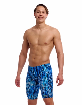 Wing Streak Swim Training Jammer - Blue