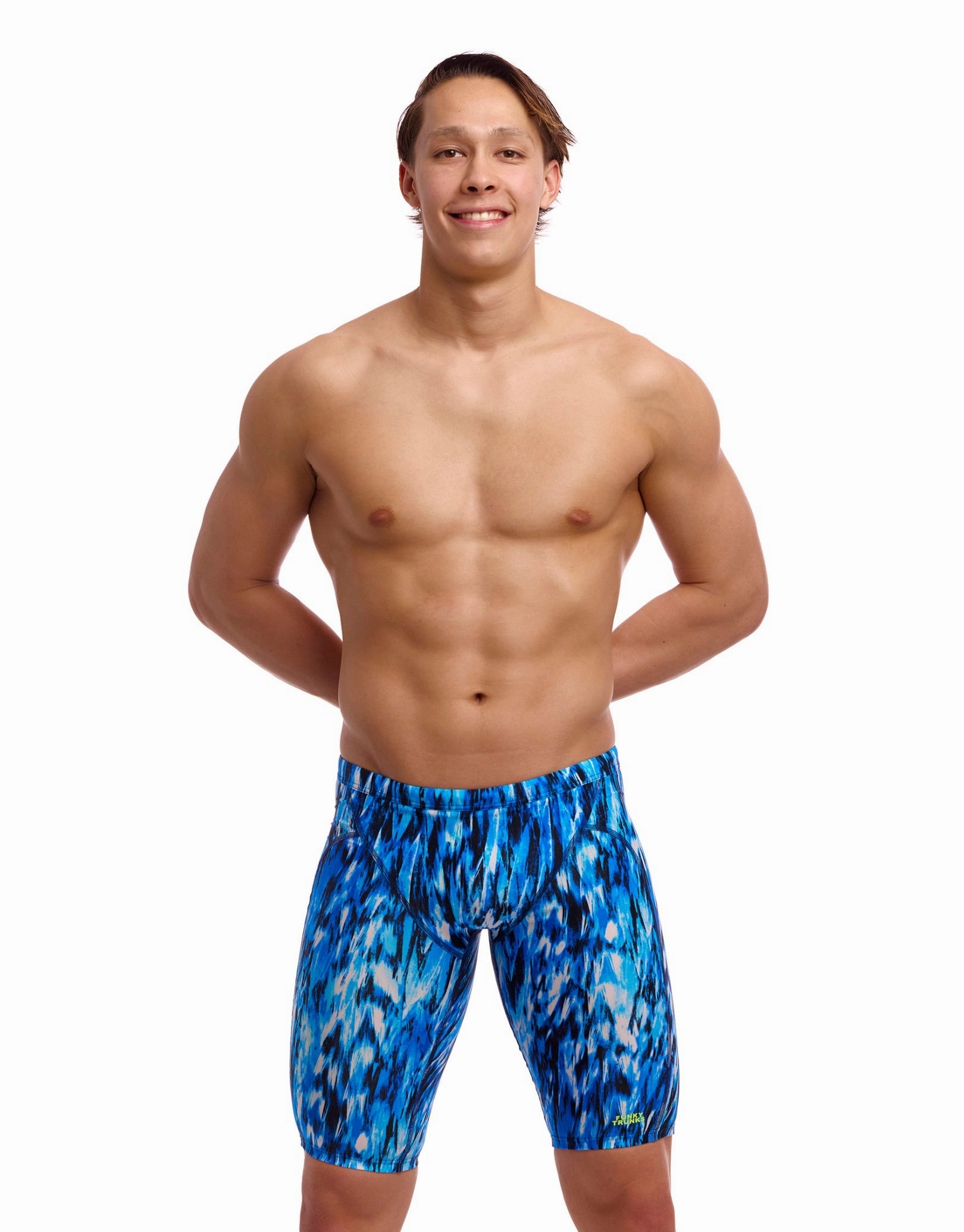 Wing Streak Swim Training Jammer - Blue