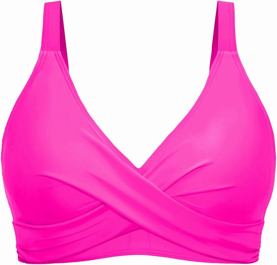 Women Bikini Top Only - Push Up Large Bust Swimsuit Top 2025 Twist Front Bathing Suit