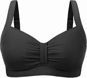 Women Underwire Bikini Top - Supportive Push Up Swim Top Only 2025 Retro Bathing Suit Tops