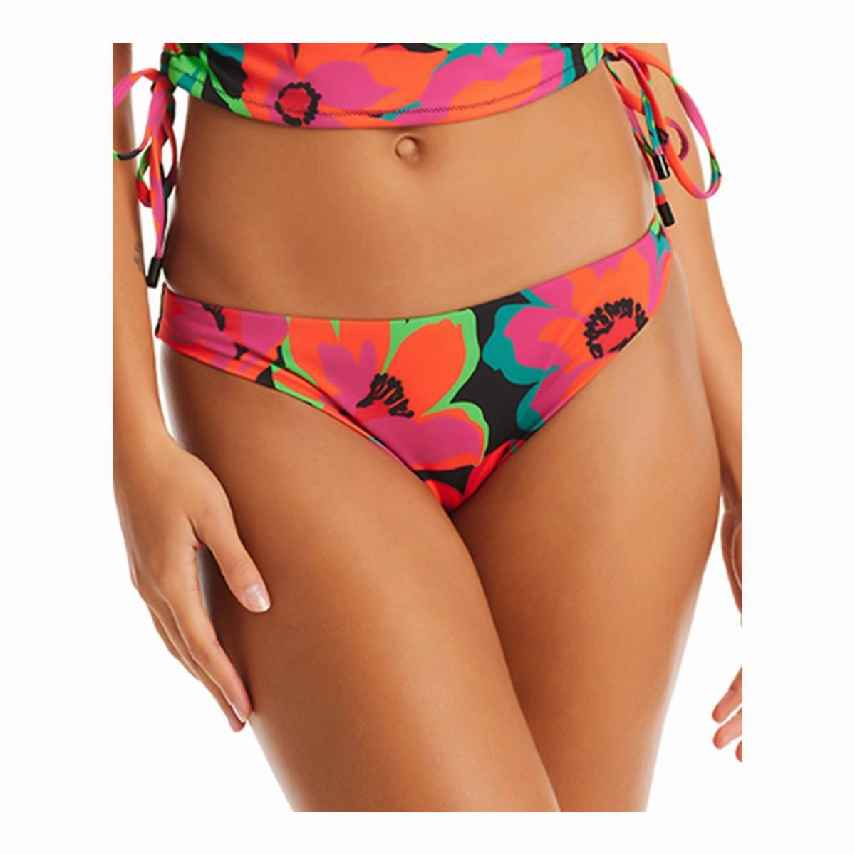 Womens Printed Hipster Swim Bottom Separates