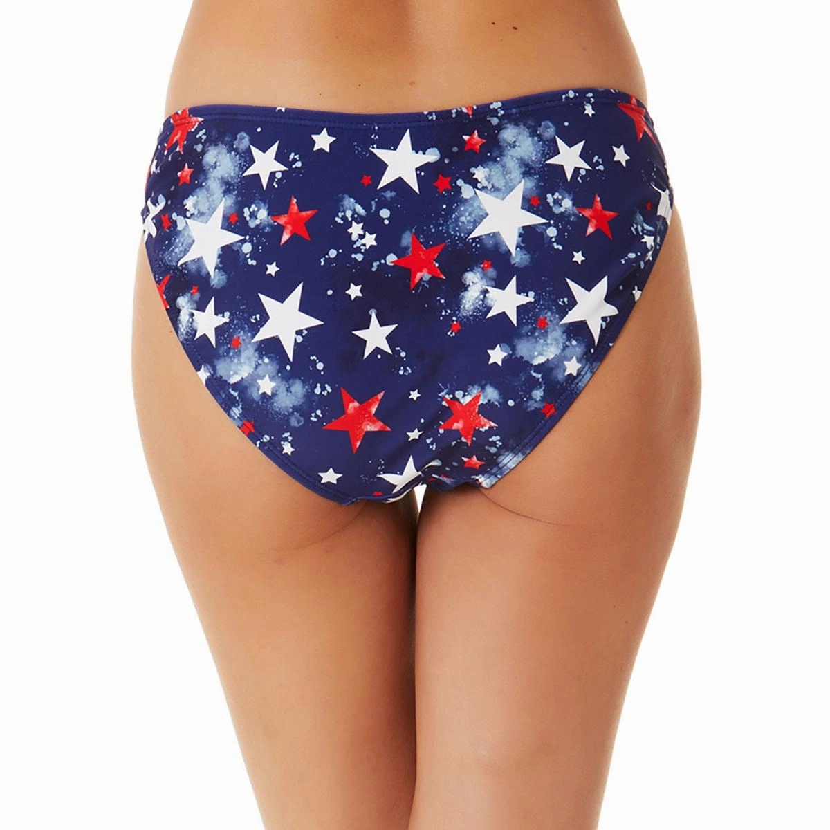 Womens Printed Hipster Swim Bottom Separates