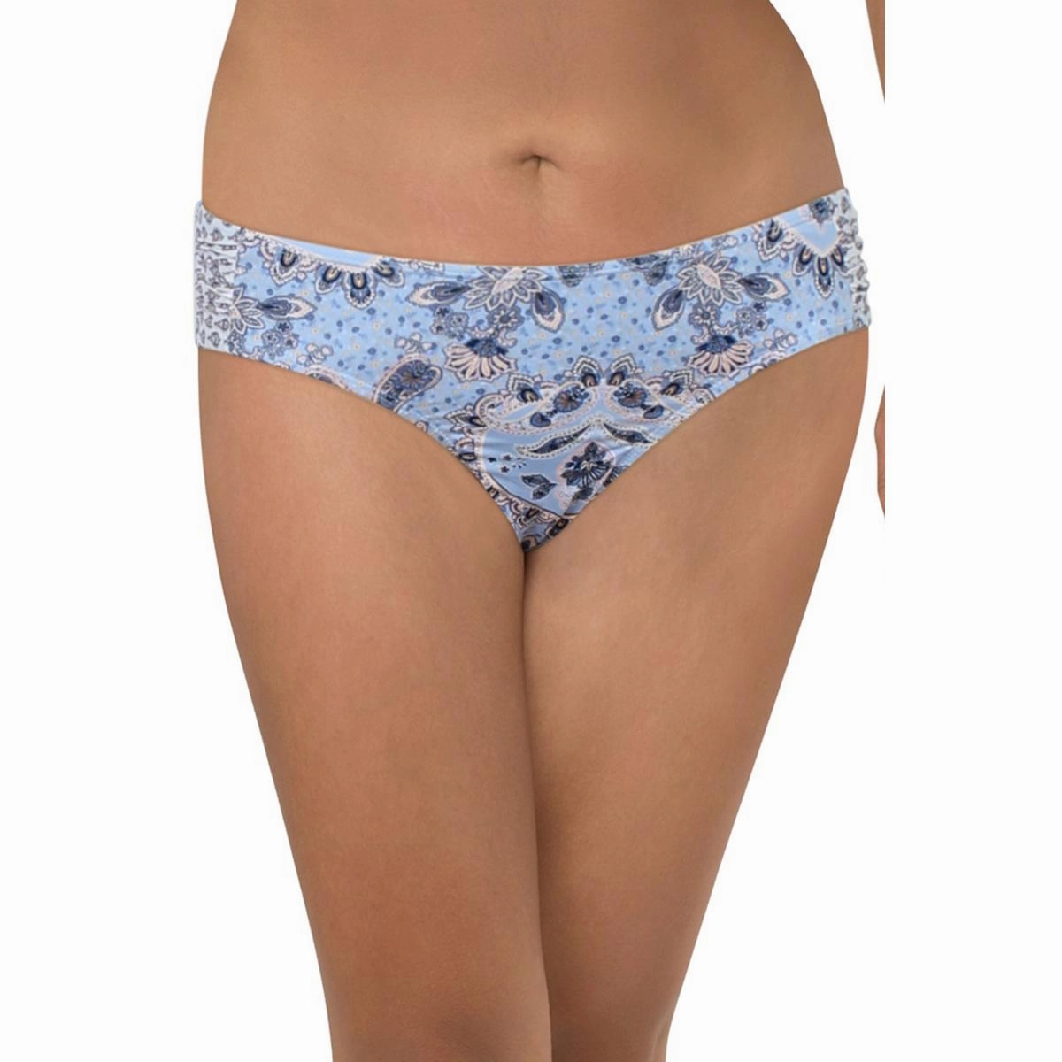 Womens Printed Nylon Swim Bottom Separates
