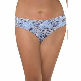 Womens Printed Nylon Swim Bottom Separates