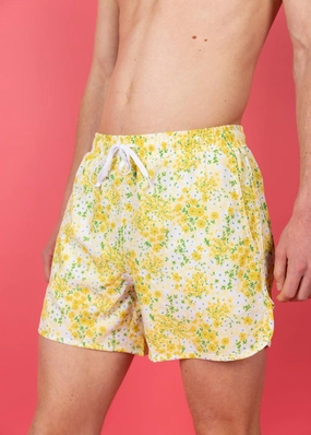 Yellow Meadow | Men's Retro Shorties