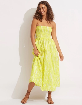 Zahara Dress Skirt - Celery